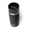 YETI Rambler 12 Travel Bottle, Stainless Steel, Vacuum Insulated, with Leak-Proof Commuter Cap, Black