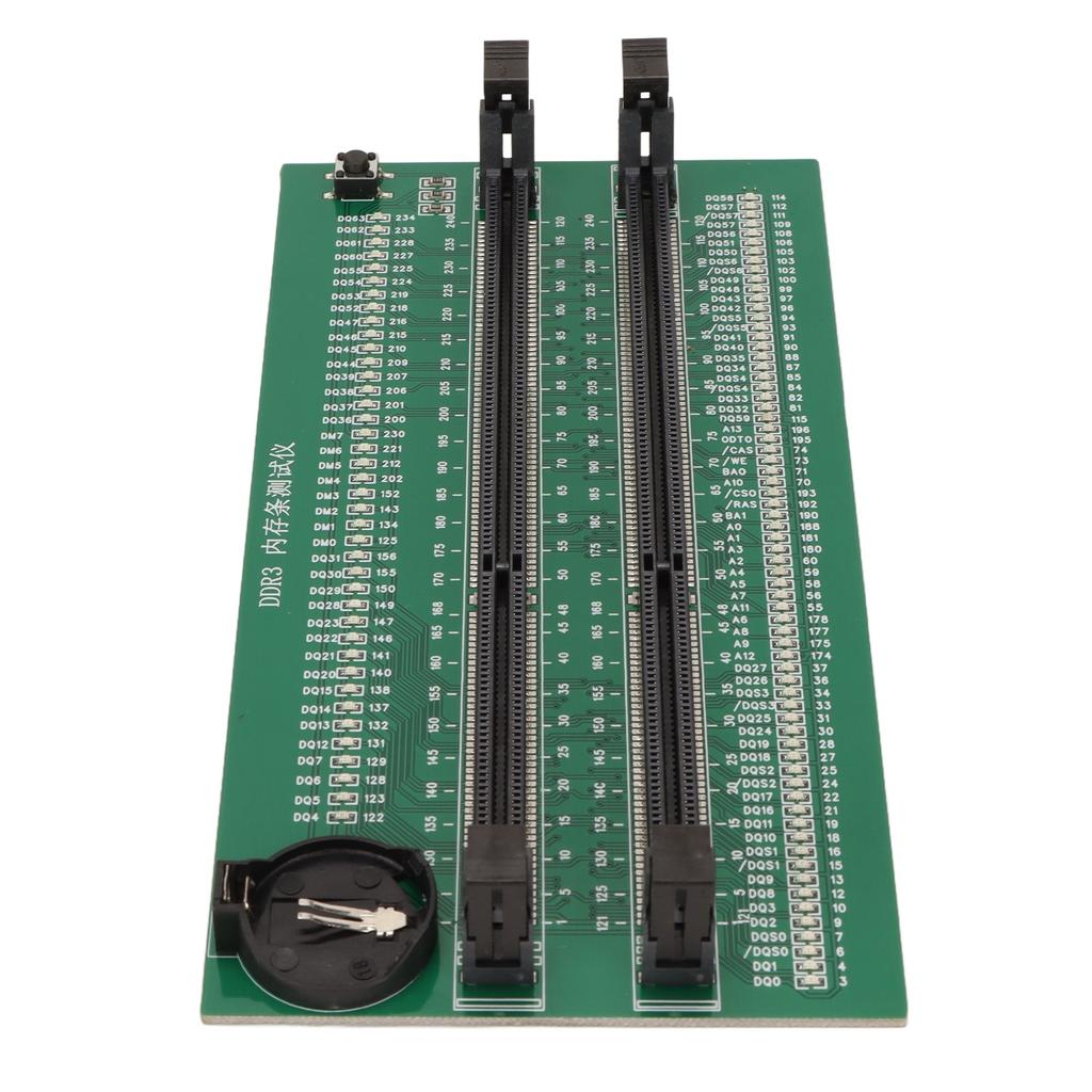 DDR3 Memory Tester PCB DDR3 Memory Test Card with 110 LED Indicators for Desktop Computer DDR3 Memory