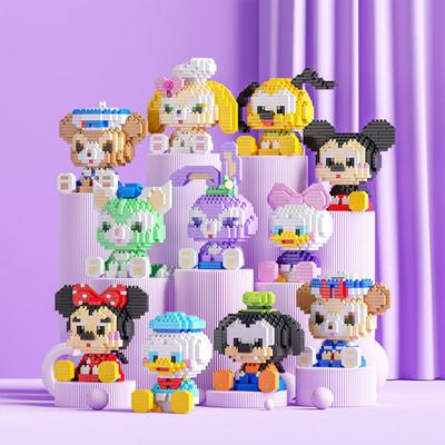 Blocos de Construção de Micropartículas Brinquedos Montados Compatíveis com Lego Star Dailu Lingna Belle