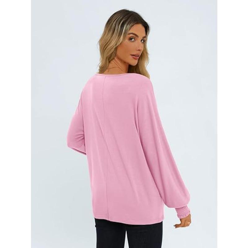Autumn Winter Solid Color Loose Casual Folds Sweatshirt Women Ruffles Fashion All-match Pullover Tee Top