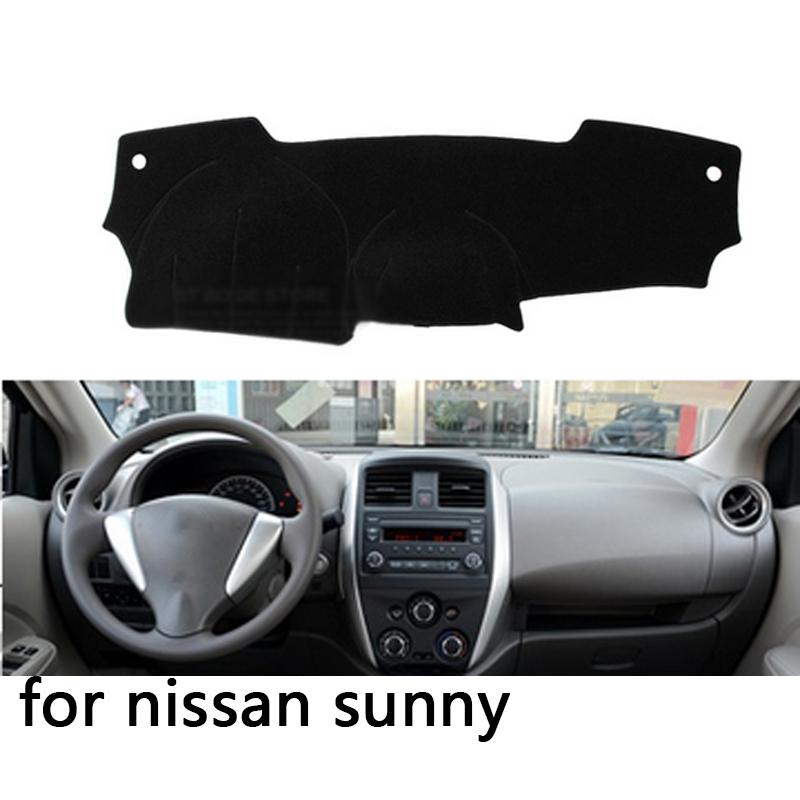 Für Nissan Latio sunny N17 2011-2018 Rechts- und Linkslenker Auto Armaturenbrett Abdeckungen Matte Schatten Polsterkissen Teppiche Zubehör