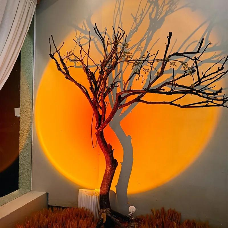 10W Sunset Surface-mounted Spotlight  Sun Never Sets Sunset Lights Embedded Track Light COB Lens LED Spotlight Picture Lamps
