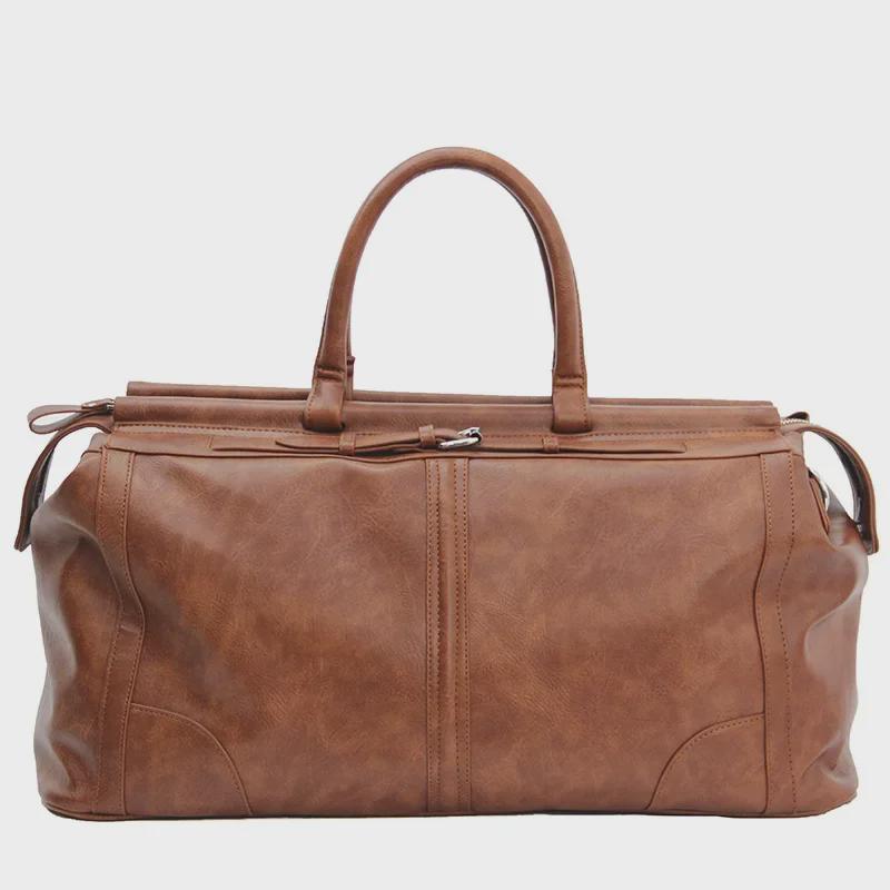 Pánská velkokapacitní retro crossbody cestovní a fitness taška 