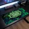 Celtic FC Theme Pattern Mouse Pad, Soccer Logo Design XXL Gaming Desk Mat Non-Slip Computer Mouse Pad