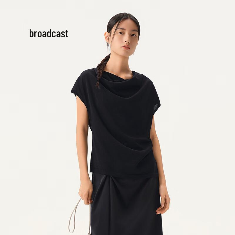 

Broadcast Elegant Thin Knit Short-Sleeve Top 28