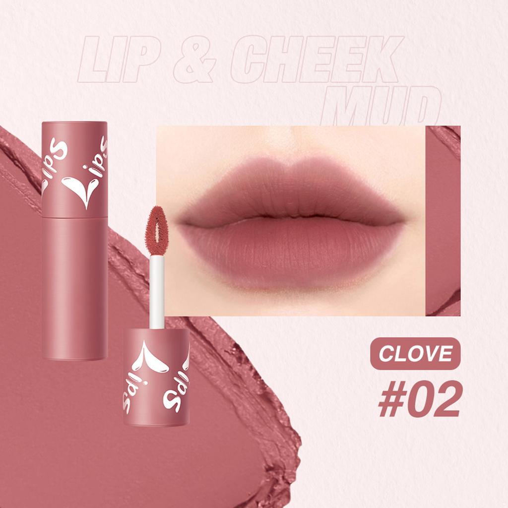 Velvet Matte Lip Stain | Long-wear Smudge-proof Lipstick | Highly Pigmented Gloss for Daily or Party