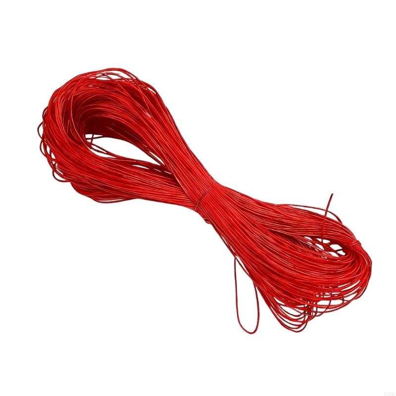 Multipurpose Cotton Waxed Thread 65.61yardX1mm Braiding Cord String for Jewelry Making Home Decoration and Gift Wrapping HX6C