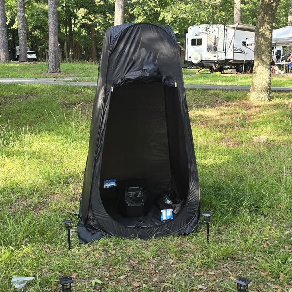 Portable Outdoor Privacy Tent: Shower, Changing, Bath, Anti-Peep, No-Assembly, Foldable.