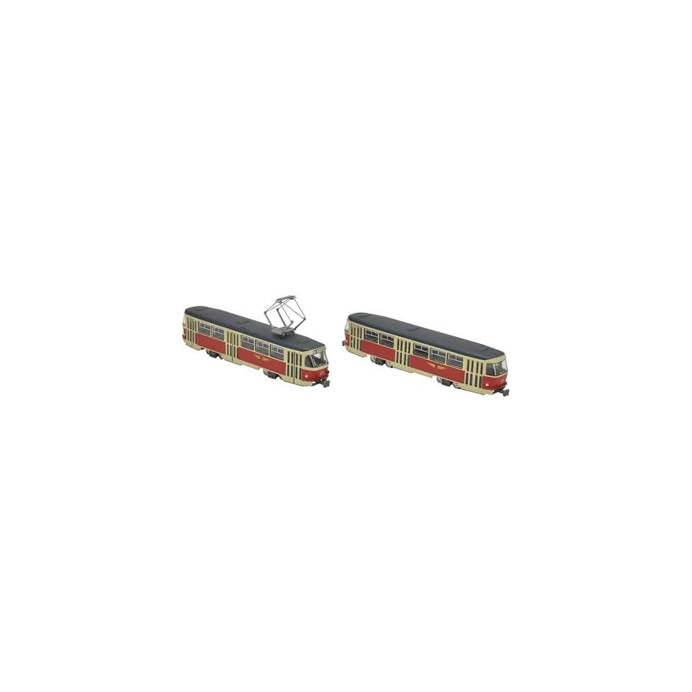 TOMYTEC Railway Collection Tetsuro Dresden Tram Tatra T4 + B4 Type 2-Car Set (Diorama Supplies)