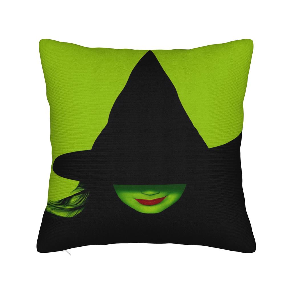 W-Wicked 2 Musical Movie Glinda Elphaba Pillow Cover Morden Pillow Case For Office Car Home Decor Comfy Pillowcases Gift