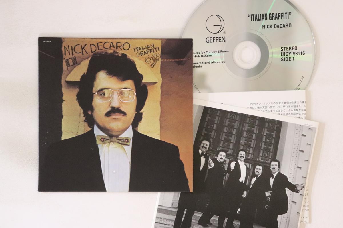 

CD NICK DECARO Italian Graffiti UICY93116 GEFFEN 2006 Japan Rock Used