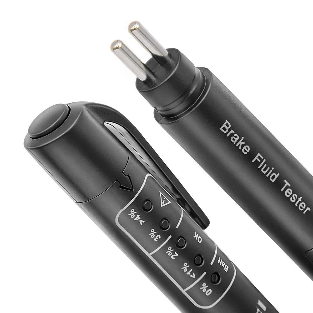 Auto Liquid Testing Brake Fluid Tester Pen For DOT3/DOT4 LED Accurate Brake Oil Test Quality Check Automotivo Car Accessories