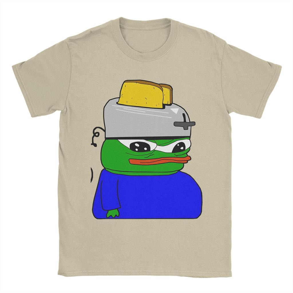Rare Pepes Toaster Head apu Apustaja Outfit Men Women T Shirt 100% Cotton Tee New Arrival Frog Funny Meme T-shirt Clothes