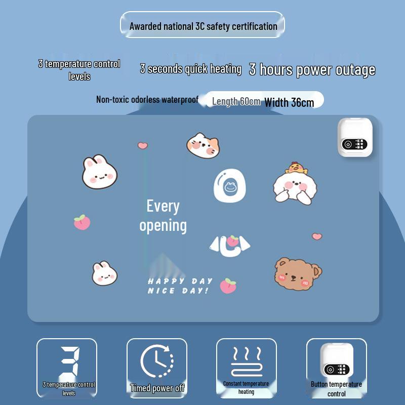 Ofis, Masaüstü ve Ödev Kullanımı İçin Kışlık Isıtmalı Fare Altlığı - Erkekler, Kadınlar ve Çocuklar İçin Mükemmel