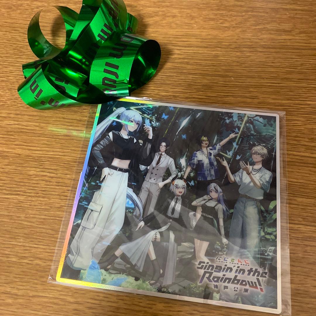 

[USED] Nijisanji sitr Kobe Bonus Mini Acrylic Shikishi Silver Tape