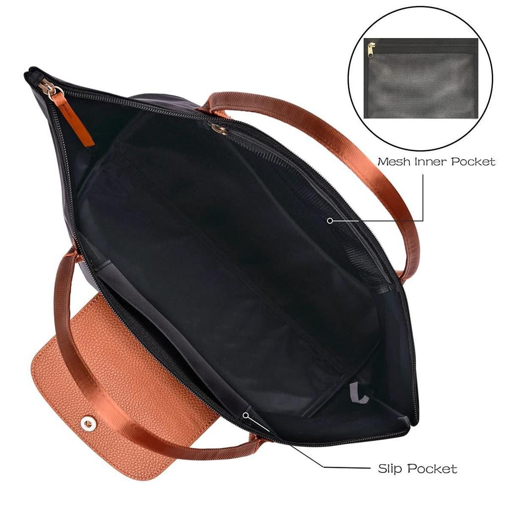 Bolso Plegable de Tela Oxford de Gran Capacidad para Empanadillas - Bolso de Mano y Bandolera para Mujer