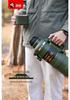 304 Stainless Steel Insulated Travel Mug with Handle - Large Capacity, Double-Layer Sports Water Bottle