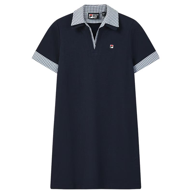 Fila Women's Plaid Polo Knit Dress