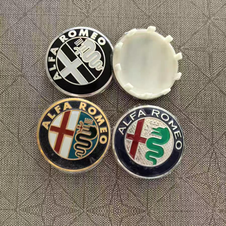58mm Car Wheel Rims Hub Center Caps Cover for Alfa Romeo Logo Mto Giulia GT 159 147 156 166 Giulietta Stelvio Brera Aceessories