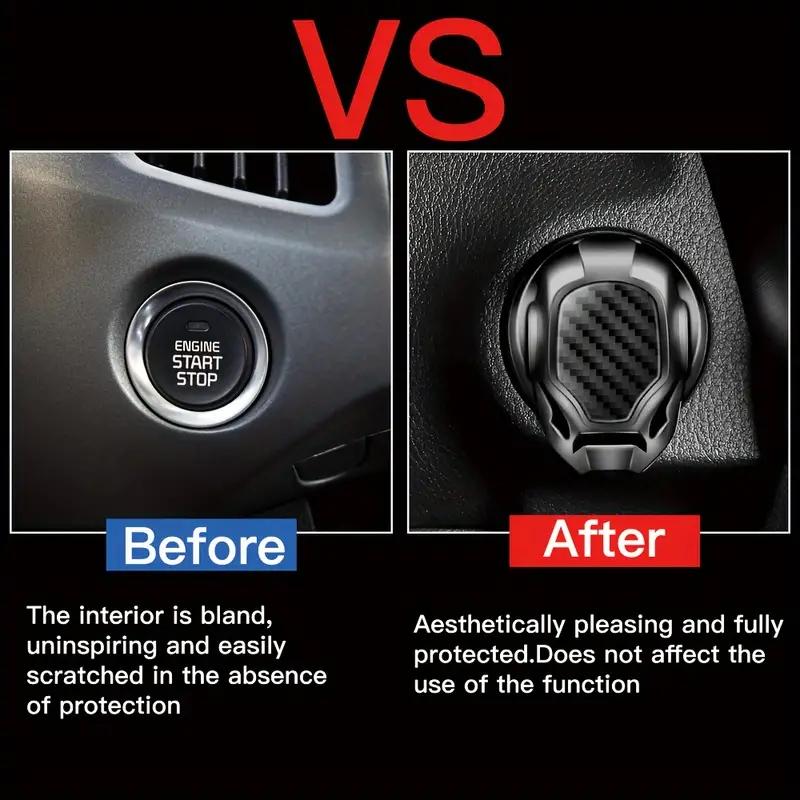 General Purpose Car Engine Ignition Switch Protective Cover Scratch Resistant Car Interior Design Car Product Accessories