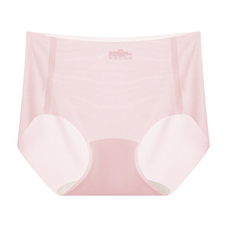 Ice silk seamless underwear summer thin mulberry silk crotch antibacterial mid-waist cool and breathable triangular ice muscle mask pants