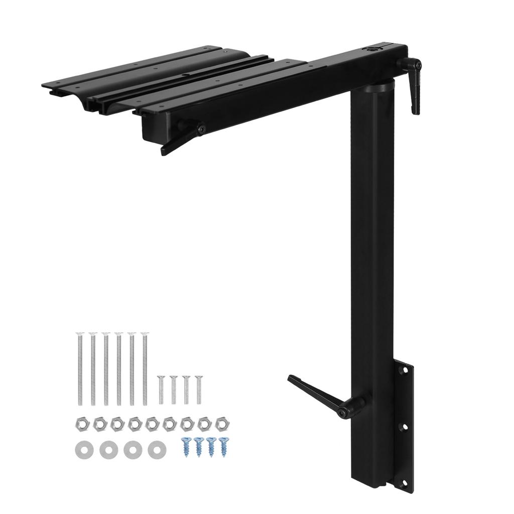 Aluminum Alloy Removable RV Table Leg 360 Degree Swivel Height Adjustable RV Table Leg Bracket Folding Table Leg for RVs