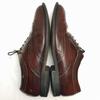 STAFFORD Full Brogue Wingtip Goodyear Welted Shoes Burgundy Size 9D (26.5-27.0) Men's(USED)