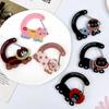 1Pcs Cartoon Cat Carabiner Acrylic Shaped Bag Keychain Cute Animal Backpack Charm Girls Aesthetic Climbing Hook Accessory