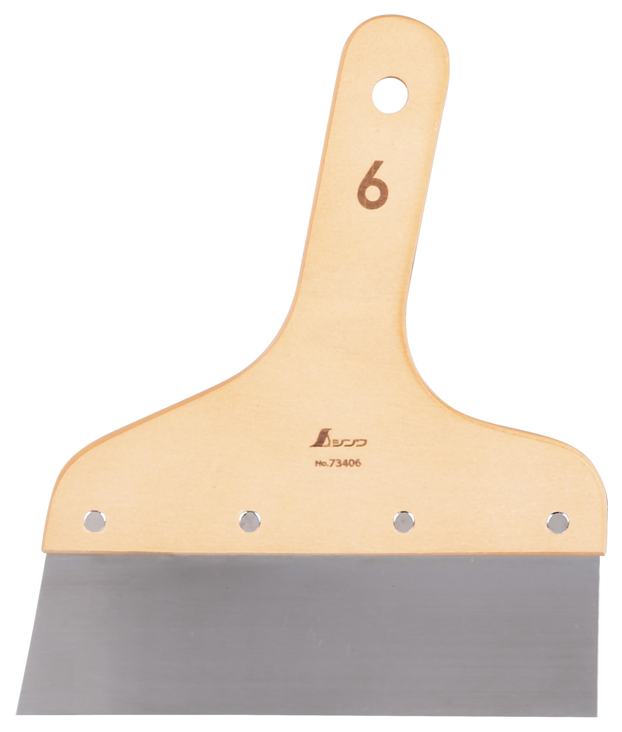 

Shinwa Sokutei Stainless Steel Putty 73406 Spatula, 6-inch,
