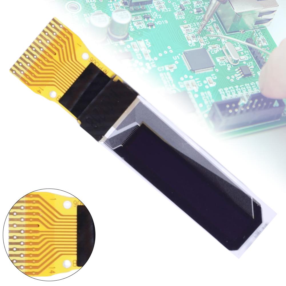 4Pcs 0.69Inch OLED Display LCD Screen Board 96*16 OLED Screen Module I2C Interface White Light for DIY Kit