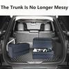 2Pcs Durable Foldable Car Trunk OrganizerSpace-Saving Vehicle Storage Bin Combo Pack,auto Storage Container Travel Accessories