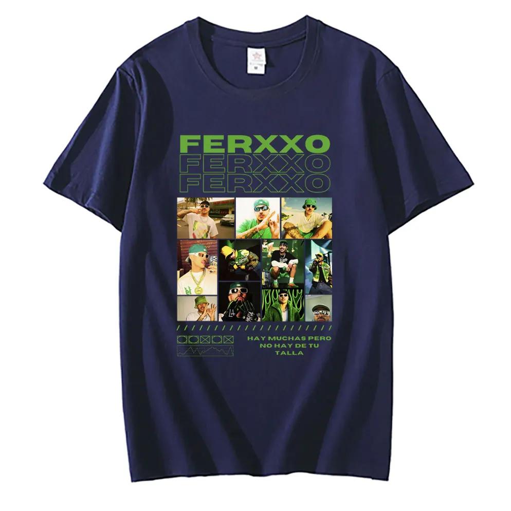 Rapper Feid Ferxxo Ferxxocalipsis Print T Shirts Male Summer Cotton Tshirt Short Sleeve Men Women Hip Hop Oversized T-shirt
