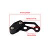 Motorcycle Multicolor Oil Hose Clamp Brake Line Clamp Protector Aluminum Single hole Universal Motorcycle Accessories