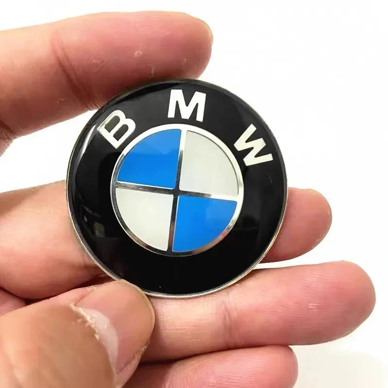 2025 Hot 1Pcs 46mm Car Steering Wheel Badge Emblem Sticker For All BMW Series E36 E46 E53 E90 E60 E61 E93 E87 X1 X3 X5 X6 F30 F2