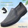 Zapatos Casuales de Malla Old Beijing para Hombre - Antideslizantes, Transpirables, Sandalias de Suela Blanda