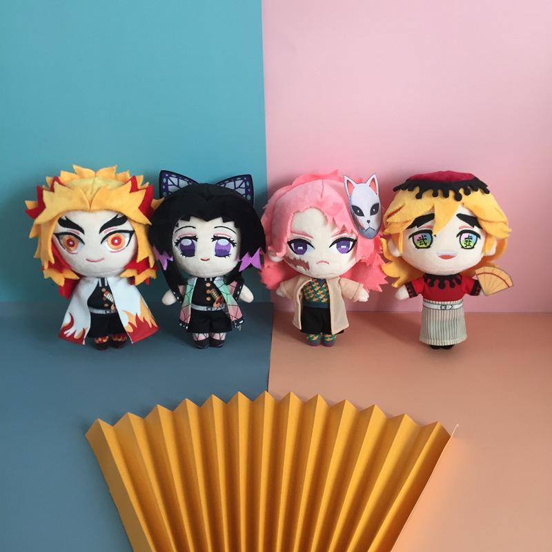 Demon Slayer Plush Dolls: Tanjiro, Nezuko & Zenitsu Pillow
