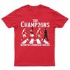Arsenal THE CHAMP26NS Campione Grafica Cotone Unisex Maglietta Alta Qualità Uomo Donna Calcio