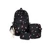 Zaino da Bambina Set da 3 Pezzi con Stampa Floreale Design Carino alla Moda per la Scuola