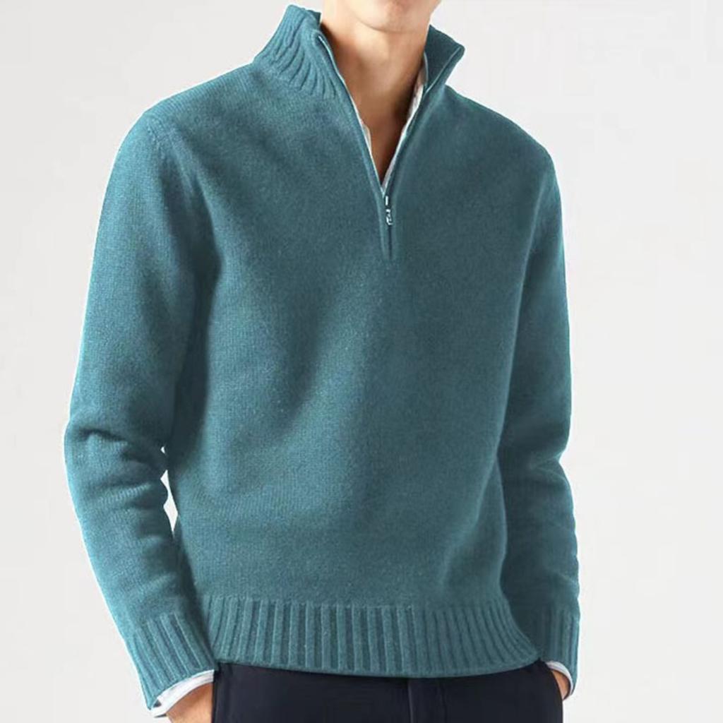 Men's Casual Thick Knit Sweater for Winter Warmth Everyday Wear