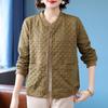 Mid-Aged Women's Casual Stand Collar Jacket