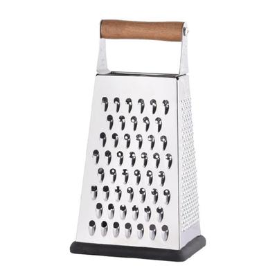 4-Side Stainless Steels Box Grater for Fine,Medium and Coarse Grate,and Slicing Kitchen Food Shredders Cheese Grater