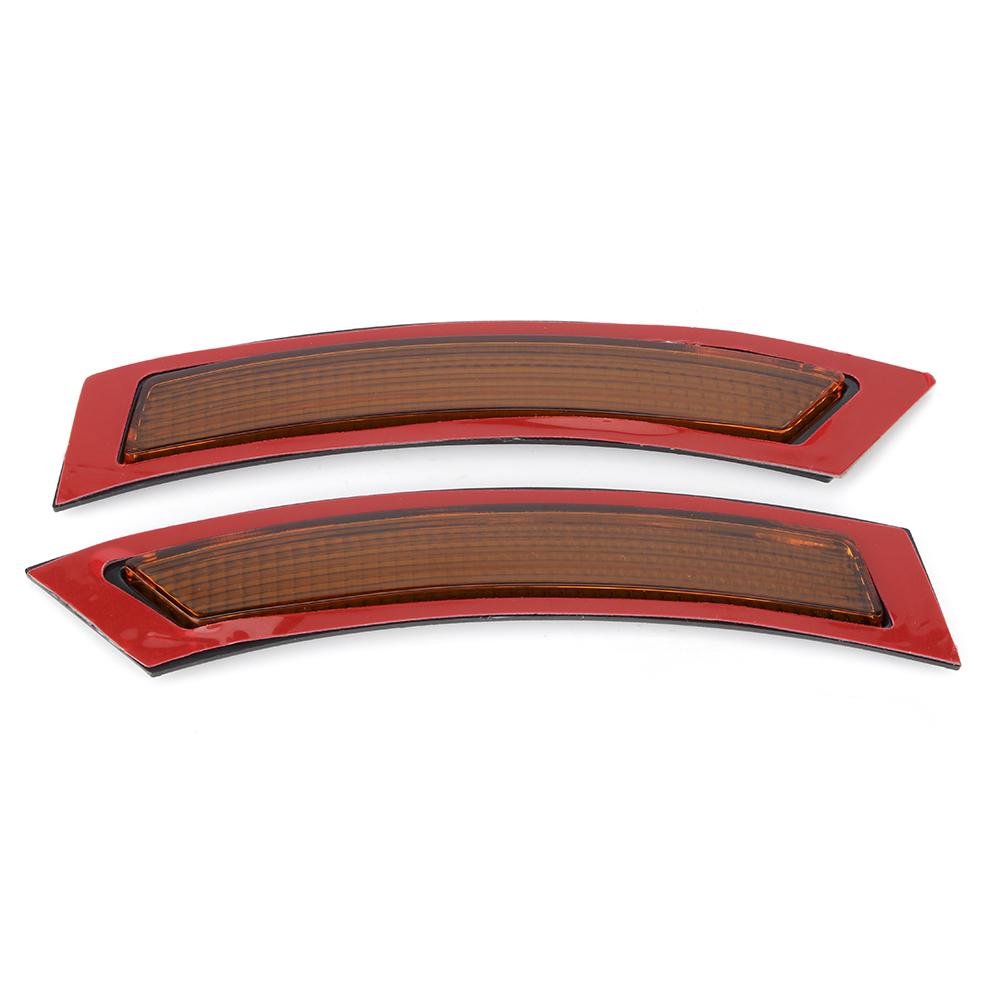 2pcs Plastic Car Front Bumper Reflector Lights Side Marker Lamp Reflective Light Fit for E92 E93 2007 2012