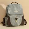 Schoolbag new backpack women's travel lightweight versatile soft leather women's backpack large capacity casual backpack