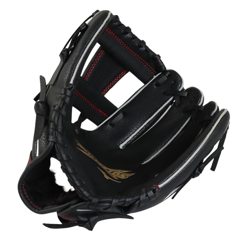 Mizuno Wild Kids Size Black Baseball/Softball Kids' All-Around Baseball 5S, 1AJGY339,