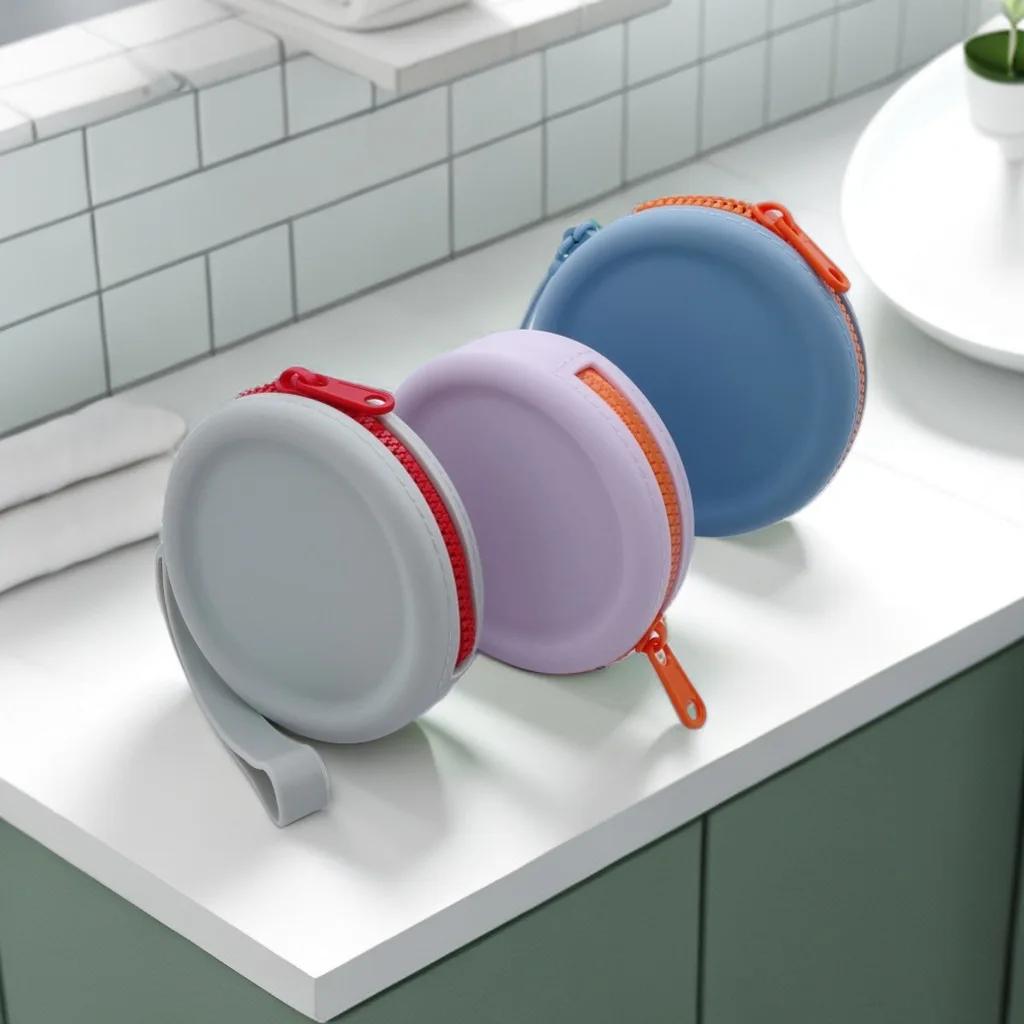 1Pc Pet Supplies Silicone Dog Food Bag Outdoor Training Dog Training Dog Treat Training Pouch Waterproof Dog Snack Training Bag