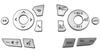 BRIGHTZ Chrome Steering Switch Cover for Camry [SWI-COV-090] AXVH70/AXVH75 (70/75)