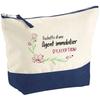 Blue Background Pouch Exceptional Real Estate Agent - Original Gift - Birthday Large Make-up Bag