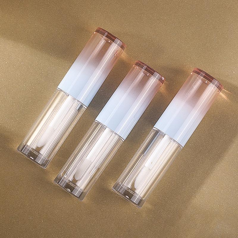 Lip Glaze Bottle Gradient Pink Blue Empty Lipstick Gloss Tube Refillable Bottle Liquid Container Bottle Lipgloss Sample Bottle