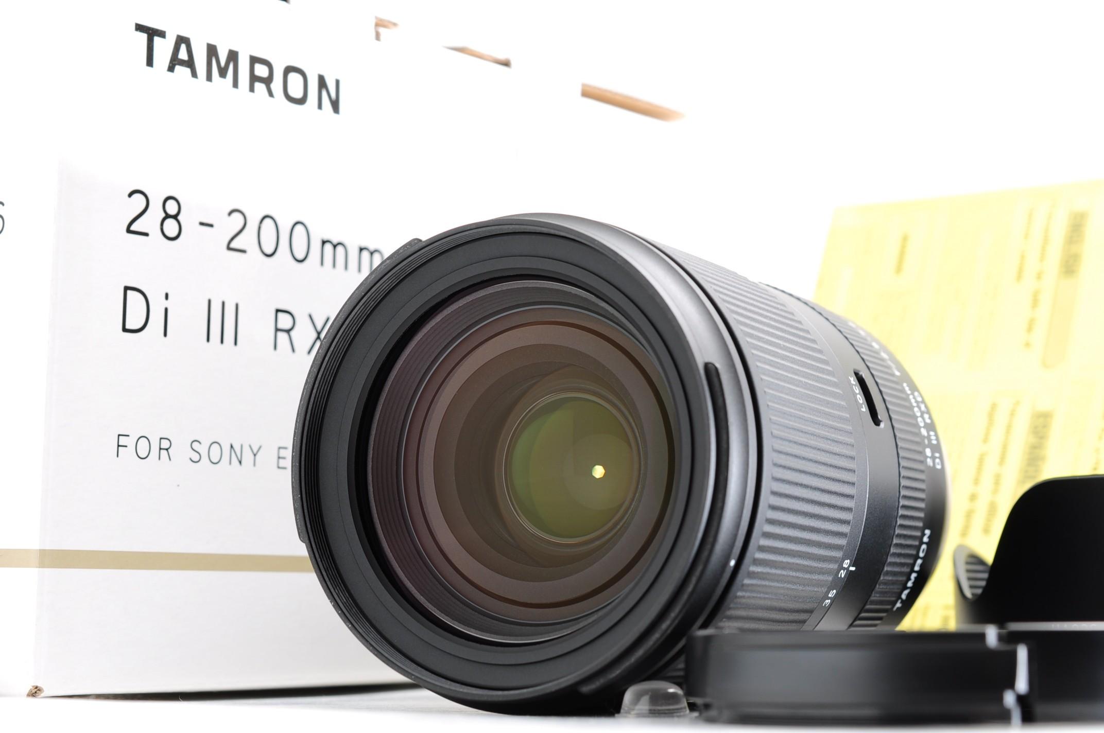 

[Used] Tamron 28-200mm F/2.8-5.6 Di III RXD Lens for SONY E Mount Original Box -MINT-