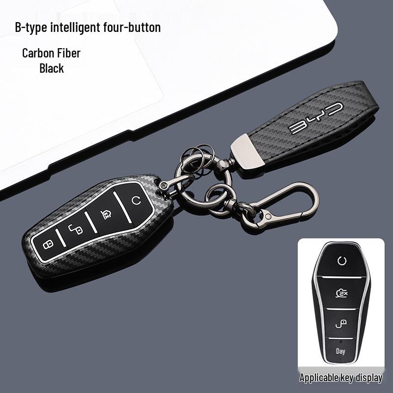 BYD Song Plus Key Case for 2021-2025 Models - Compatible with Song Pro, Song Ld/Max EV Car Accessories Shell